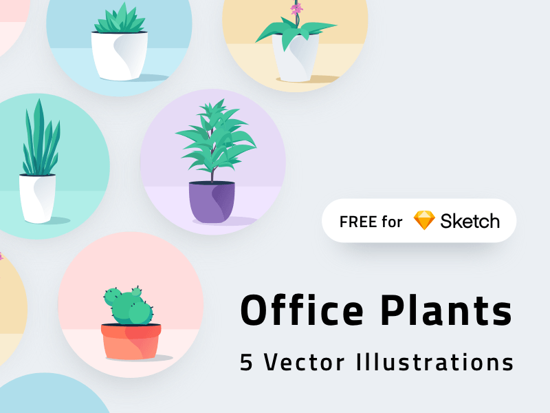 オフィスプラントのsketchイラスト 無料sketchアプリのリソース Sketchリソースのダウンロード