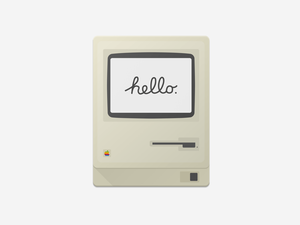 Mac 128K en Sketch