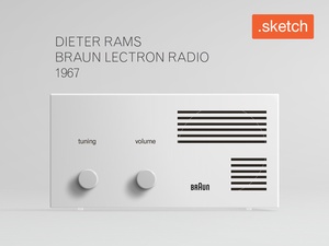 Dieter Rams Braun Lectron Radio 1967