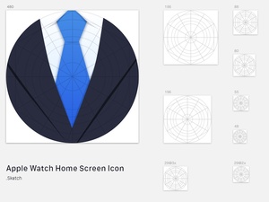 Apple Watch Home Screen Icon Vorlage