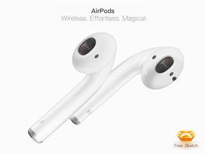 AirPods in Sketch