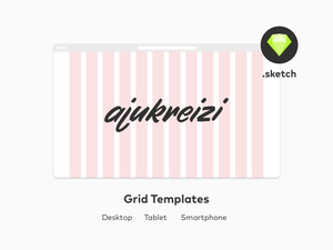 Responsive Grid Template for Sketch