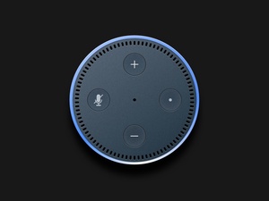 Amazon Echo Dot(Alexa) Sketch Illustration