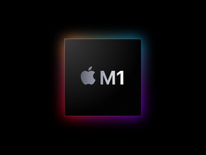 Apple M1 Logo Illustration