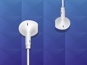 Ilustración de auriculares para iPhone