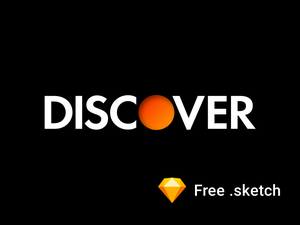 Discover Logo Vector Sketch