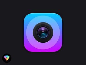 Icono de la cámara iOS