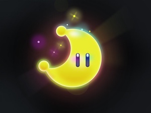 Mario Power Moon Vektor