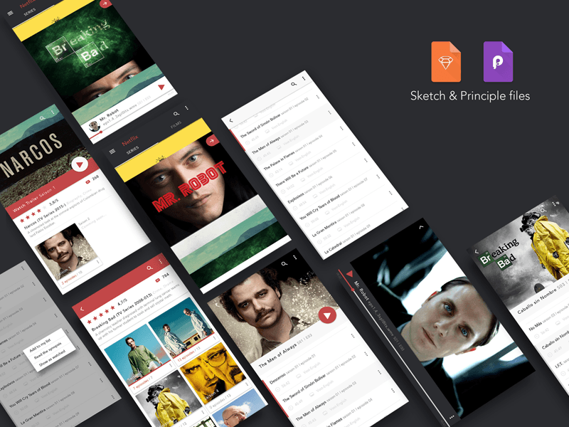 Redesign Netflix Series Android App