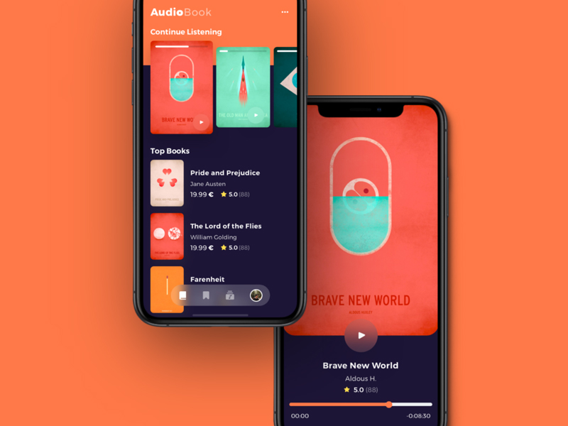 AudioBook App Concept