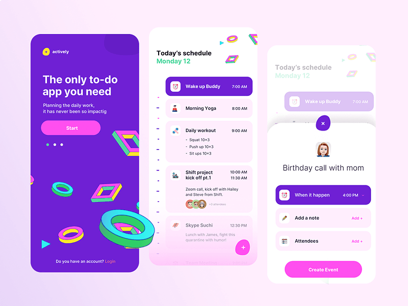 Free Parcel Delivery App Figma Sketch Template  Figma Template