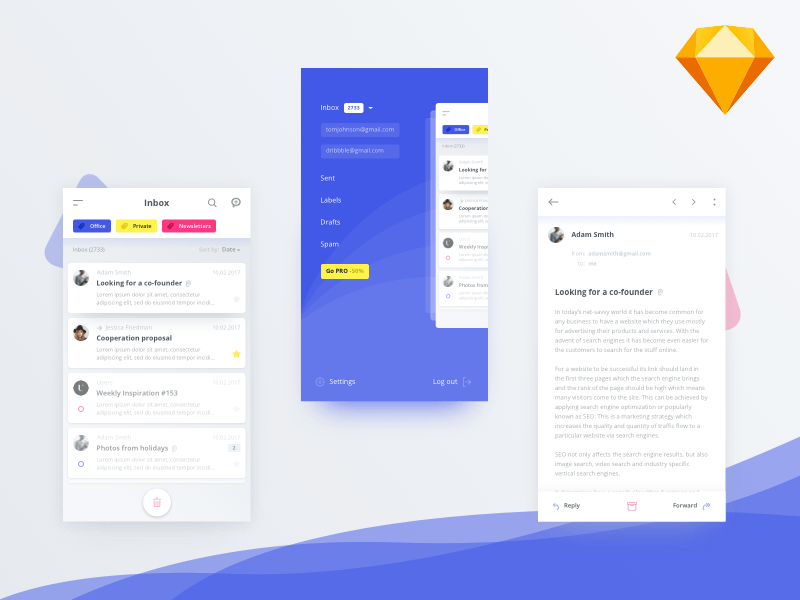 Mail Client App Concept