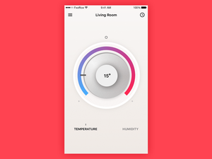 Concept d’application thermostat