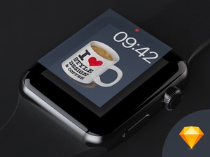 Apple Watch Face Template for Sketch
