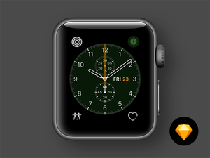 Visages chronographe Apple Watch