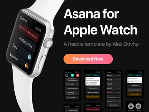 Concept Asana pour Apple Watch