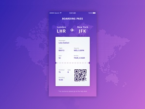 Boarding Pass Concept Sketch-Ressource