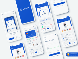 Bank App Concept – Busines