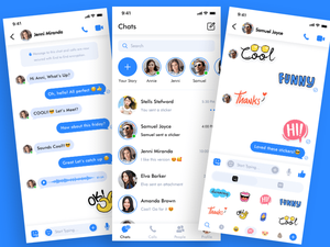 Chat App Concept Sketch Resource