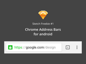 Barres d’adresse Chrome pour Android