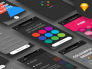 Android Color Palette App Sketch Resource