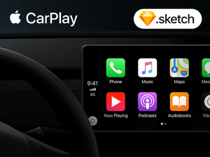 CarPlay Template for Sketch