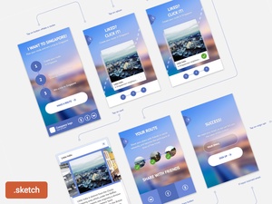 App Design: Ich möchte nach Singapur