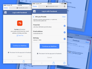 Facebook Share and Connect Sketch Resource