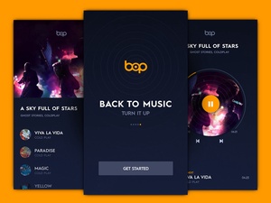 バップ音楽アプリ