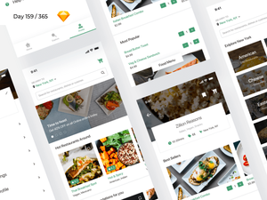 Food Delivery iOS App UI