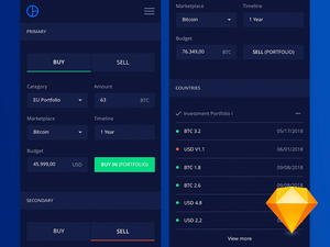 Transaction Screen Cryptocurrency App