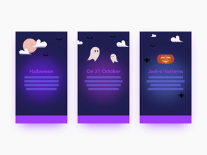 Happy Halloween Intro Screens