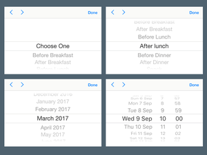 iOS 11 Сборщики для эскиза с переопределениями