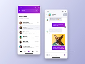 Messages & Chat Screens