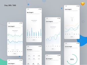 Mobile Charts UI Kit v1.0