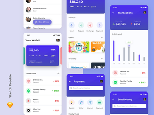 Mobile Wallet App UI Concept