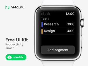 Productivity Timer – Apple Watch UI Kit