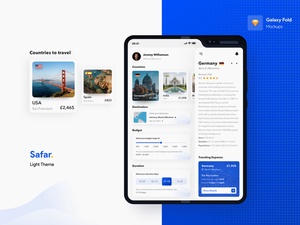 Travel App for Galaxy Fold – Safar