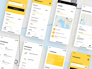 Package Delivery App Sketch Resource