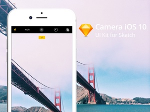 Aplicación de cámara de Apple en iOS 10 para Sketch