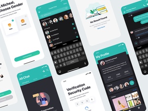 Messaging App UI Kit Demo – Sophie
