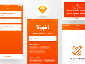 Trippin App UI Kit