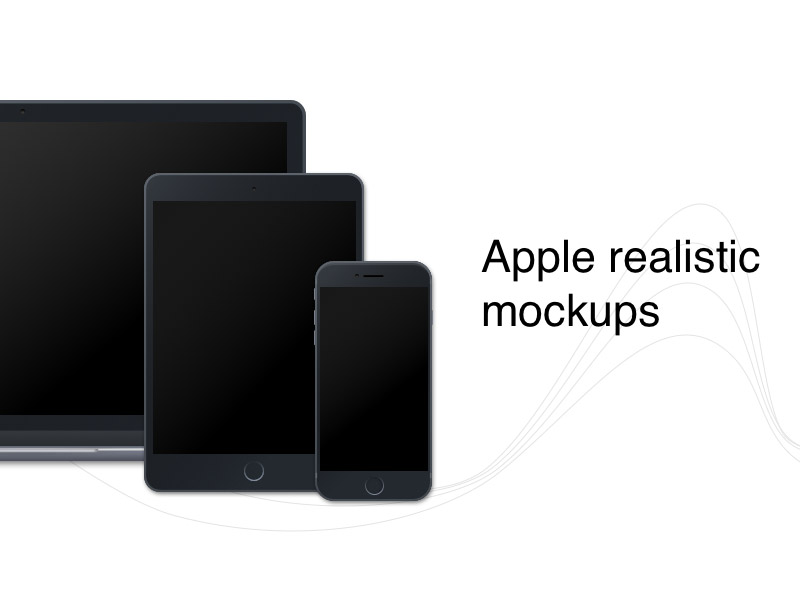 Apple Mockups Sketch Resource