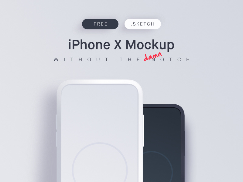 Iphone Xモックアップ 無料sketchアプリのリソース Sketchリソースのダウンロード