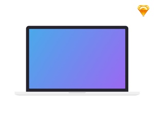 Minimalist Macbook Mockup