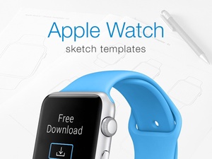Apple Watch Sketch-Ressource