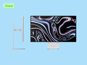 Apple Pro Display XDR Vector Maquette