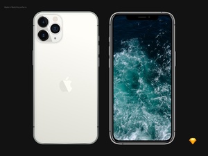 iPhone 11 Pro Mockup for Sketch