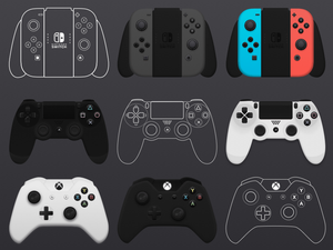 Game Controllers Sketch Resource