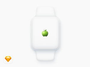 Apple Watch Clay Mockup